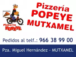 PIZZERIA POPEYE Colaborador AT MTX Fútbol Sala